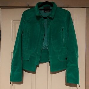 Carlisle Green Zip Corduroy Jacket